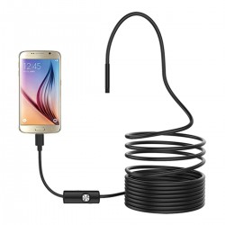 Camera endoscopica de inspectie, waterproof, 5,5mm, conectare Android/Windows prin microUSB - USB, lungime cablu 5m